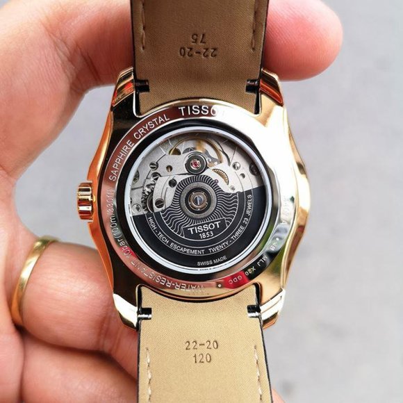 New Tissot Rose Gold Couturier Watch - Picture 3 of 4